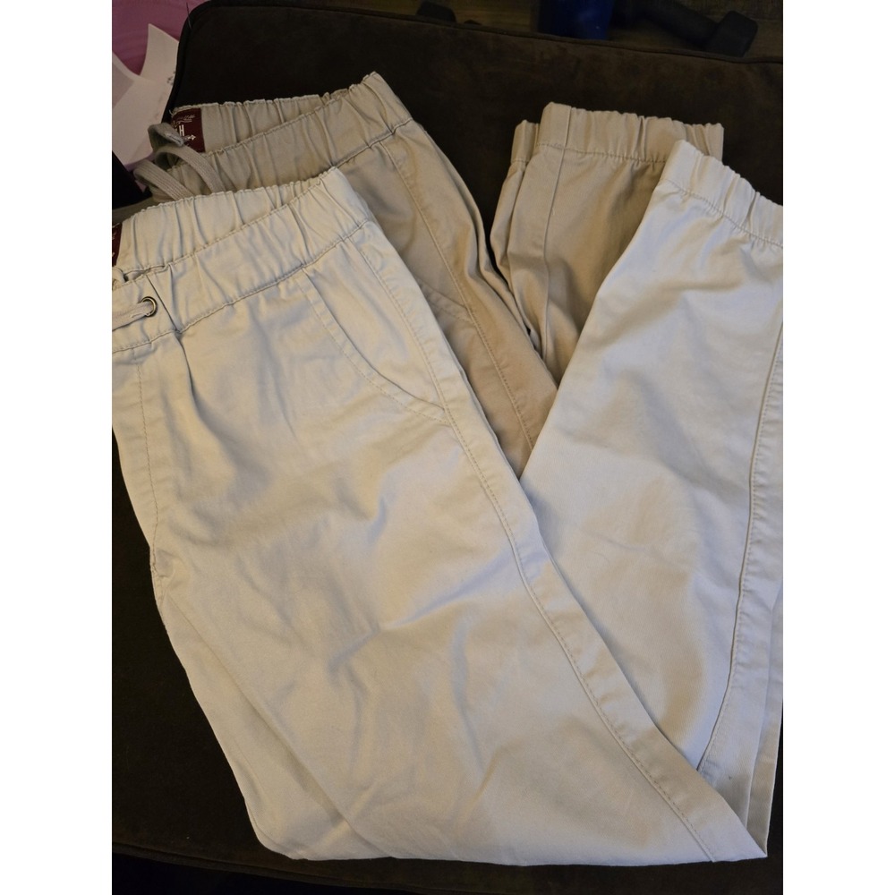 Matchstick Mens‎ Joggers Set 2 Drawstring L Khaki Brown Casual Athleisure